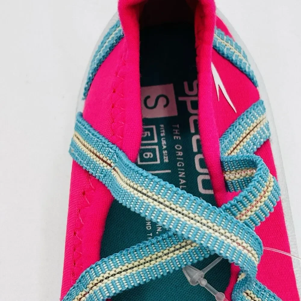 New Speedo Water Shoes Girl Pink Size Small 5/6 Fun Comfortable Trendy